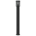 vidaXL Vonkajšia stojaca lampa čierna 110 cm nehrdzavejúca oceľ
