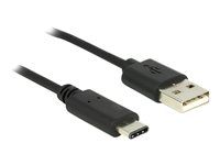 Kábel USB - USB-C (M) do USB (M) - USB 2.0 - 3 A - 50 cm - čierna