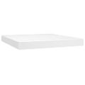 vidaXL Boxspring posteľ s matracom biela 180x200 cm umelá koža