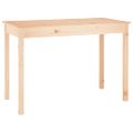 vidaXL Jedálenský stolík 110x55x75 cm borovicový masív