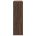 vidaXL Rozdeľovacia knižnica hnedý dub 69,5x29x103,5 cm kompozit.drevo
