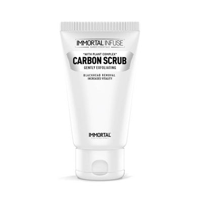 Čistiaci peeling na tvár IMMORTAL Infuse Carbon scrub 150 ml