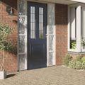 vidaXL Okenná fólia matná vzor kvetu 45x500 cm PVC