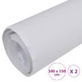 vidaXL Fólia na automobily 2 ks matná biela 100x150 cm