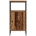 vidaXL Nočné stolíky 2 ks staré drevo 41x31x80 cm kompozitné drevo