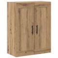 vidaXL Highboard 2 ks Remeselný dub 69,5 x 34 x 180 cm