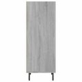 vidaXL Komoda sivý dub sonoma 34,5x32,5x90 cm kompozitné drevo