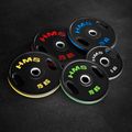 Sada pogumovaných olympijských kotúčov HMS TOG05 2 x 5 kg