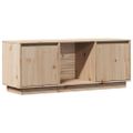 vidaXL TV skrinka 110,5x35x44 cm masívna borovica