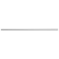 vidaXL Tyč do skrine 2 ks Strieborná 964 x 15 x 29 mm