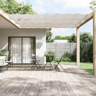 vidaXL Vertikálna markíza biela 140x800 cm oxfordská látka