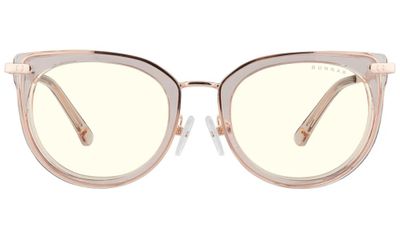GUNNAR kancelárske/hermé okuliare LAHTI ROSE CRYSTAL číre sklá BLF 35 GUNNAR focus