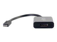 USB Type C na DisplayPort čierny - Externý video adaptér - USB 3.1 - DisplayPort - čierna