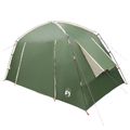 vidaXL Stan chata so strechou Zelená 300 x 210 x 156 cm Polyester