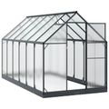vidaXL Záhradný skleník 183,5 x 363,5 x 207 cm
