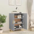 vidaXL Komoda sivý dub sonoma 70x34x90 cm spracované drevo