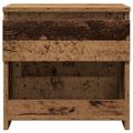 vidaXL Nočná skrinka Old Wood 40x30x39 cm Engineered Wood