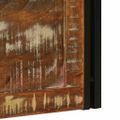 vidaXL Úložná krabica Hnedá a čierna 80 x 50 x 50 cm recyklované drevo