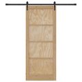 vidaXL Posuvné dvere ORKDAL 86 x 211 cm Borovicový masív