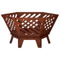 vidaXL Ohnisko Hrdzavý 60 x 53 x 30 cm Poveternostne odolná oceľ