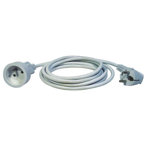 Prodlužovací kabel EMOS P0117 spojka 7m, biely / 1 mm2