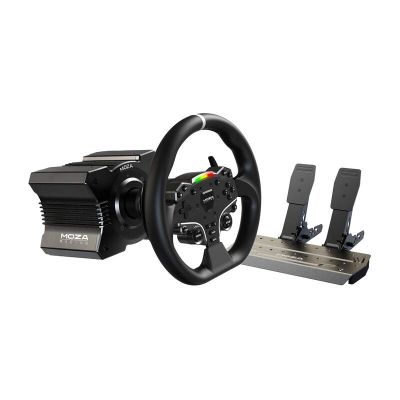 Gaming Set - Base R5 + Steering Wheel ES + Pedals SRP-Lite + Table Clamp MOZA RACING R5 RS20 (PC)