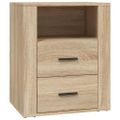 vidaXL Nočný stolík dub sonoma 50x36x60 cm spracované drevo