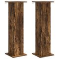 vidaXL Stojan na rastliny 2 ks Dymový dub 30,5 x 30 x 100,5 cm