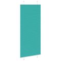 vidaXL Plisovaná roleta petrolejovo zelená 100x200 cm šírka látky 99,4 cm polyester