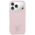 Puzdro Karl Lagerfeld pre iPhone 17 Pro Max 6,9" HC MAGSAFE PU FW S LOGOM KHEAD RUŽOVÉ