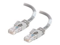 Patch kábel - RJ-45 (M) do RJ-45 (M) - 100 m - UTP - CAT 6 - lisovaný, prevedenie bez hrbolčekov, licna - sivá