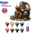 AK Interactive: Quick Gen - Quick Starter Set (8 farieb a 1 štetec)
