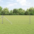 vidaXL Európsky plot s hrotmi 25 x 0,4 m Pozinkovaná oceľ Strieborná