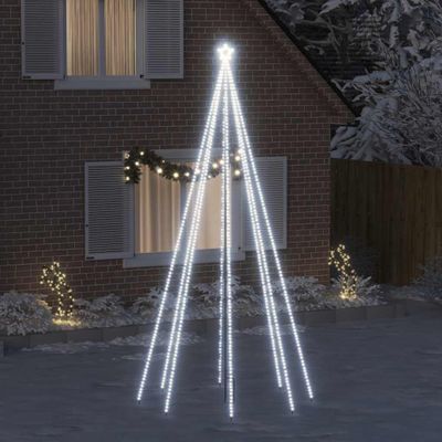 vidaXL LED vianočný stromček interiér exteriér 576 LED 3,6 m