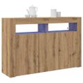 vidaXL Servírovacia skriňa Remeselný dub 116 x 30 x 75 cm