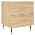 vidaXL Nočný stolík dub sonoma 40x35x47,5 cm kompozitné drevo
