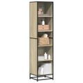vidaXL skrinka na knihy dub sonoma 40x35x170,5 cm umele drevo