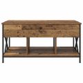 vidaXL Konferenčný stolík Staré drevo 100 x 55 x 48.5 cm