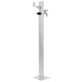 vidaXL Záhradný stĺpik na vodu, hliník 95 cm