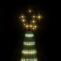 vidaXL LED vianočný stromček 275 LED teplá biela 180 cm