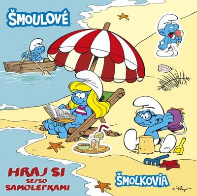 Album obrázkový Šmolkovia Hraj sa so samolepkami