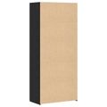 vidaXL Highboard Čierny dub 80 x 42 x 185 cm