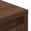 vidaXL skriňa so zásuvkou Hnedý dub 55,5x34x119,5 cm Konštrukcia dreva