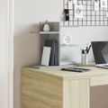 vidaXL Organizér na stôl, betónovo sivý 42x21,5x42cm, kompozitné drevo
