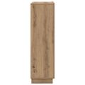 vidaXL Stôl Remeselný dub Kompozitné drevo 71.5 x 31.5 x 106.5 cm