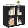 vidaXL Nástenná skrinka 68 x 37 x 68,5 cm Kompozitné drevo Čierny dub