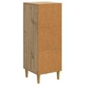 vidaXL Servírovacia skriňa Dub artisan 33 x 34,5 x 90 cm