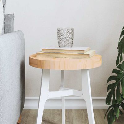 vidaXL Stolová doska okrúhla Ø30x3 cm masívna borovica