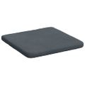 vidaXL Vankúše na sedenie 4 ks Zamat Tmavo šedá 40 x 40 x 3 cm