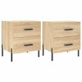 vidaXL Nočné stolíky 2 ks dub sonoma 40x35x47,5 cm kompozitné drevo